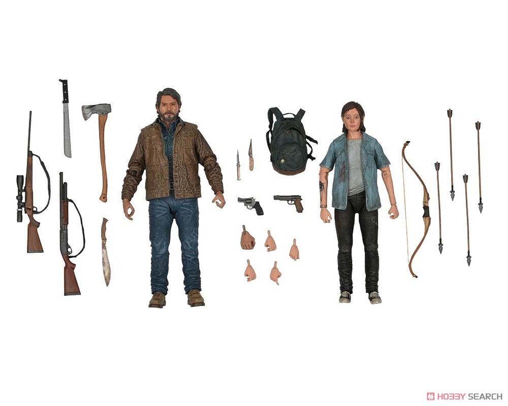 The Last of Us Part II/ Joel Miller & Ellie Williams Ultimate 7inch Action Figure 2PK (Completed) Item picture1