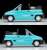 TLV-N262a Honda City Cabriolet (Light Blue) 1984 (Diecast Car) Item picture2