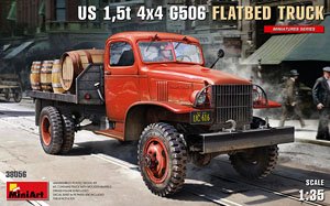 アメリカ製 1.5t 4x4 G506 フラットベッドトラック (プラモデル)