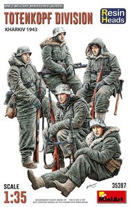 トーテンコップ師団兵 (ハリコフ攻防戦1943) フィギュア5体 レジン製ヘッド付 (プラモデル)