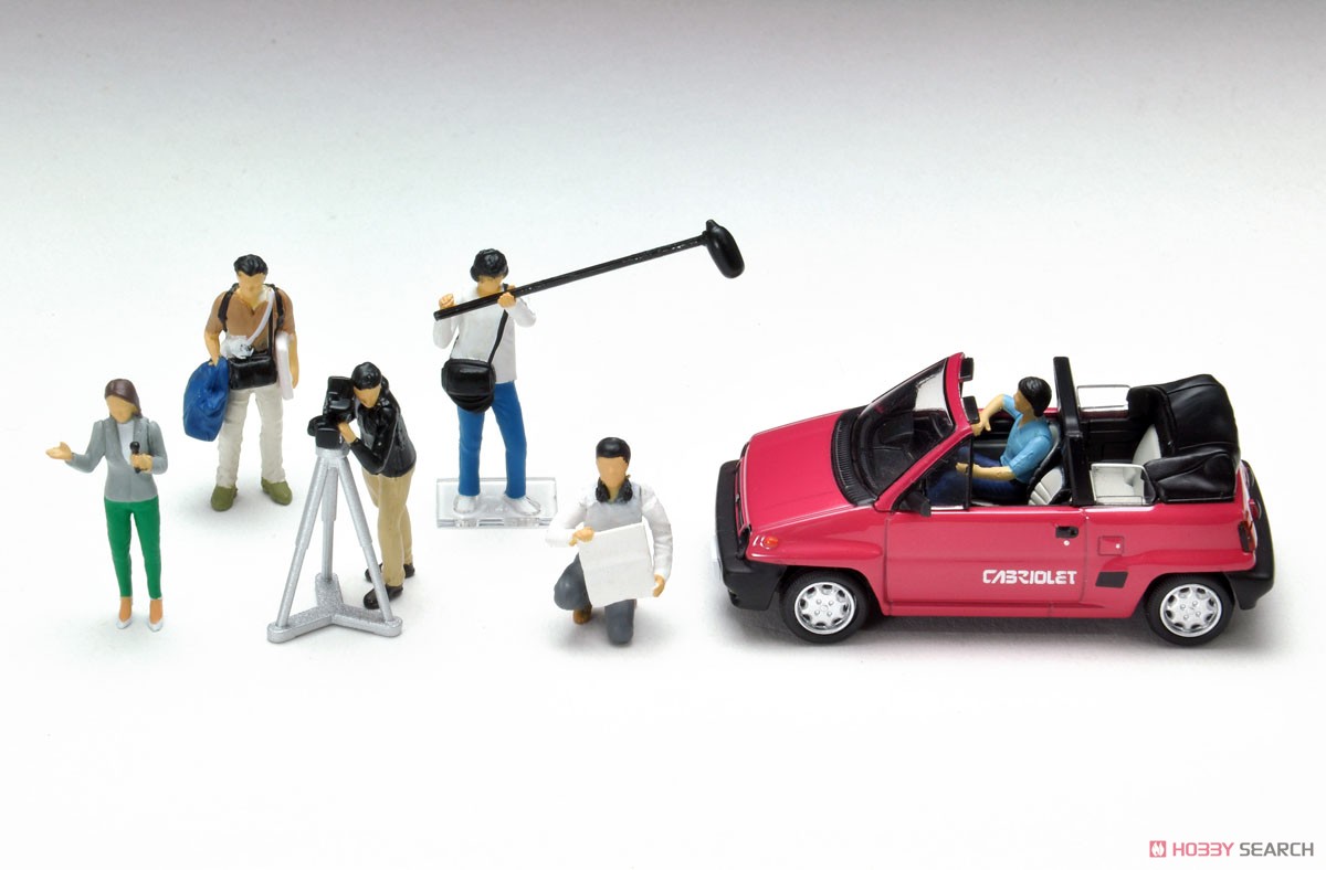 Diorama Collection64 #CarSnap11a Television Crew (Diecast Car) Item picture2
