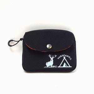 Laid-Back Camp x Captain Stag Mini Wallet Pouch (Anime Toy)