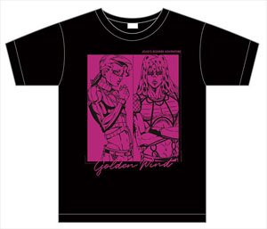 ジョジョの奇妙な冒険 黄金の風 Tシャツ 『ジョジョ～新たなる旅立ち～ver.』 【Vol.2】 ドッピオ&ディアボロ L (キャラクターグッズ)