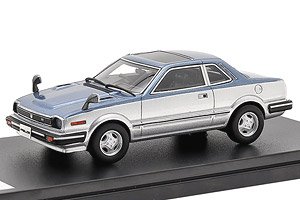 Honda PRELUDE XXR (1981) ブルーメタリック・シルバー (ミニカー)