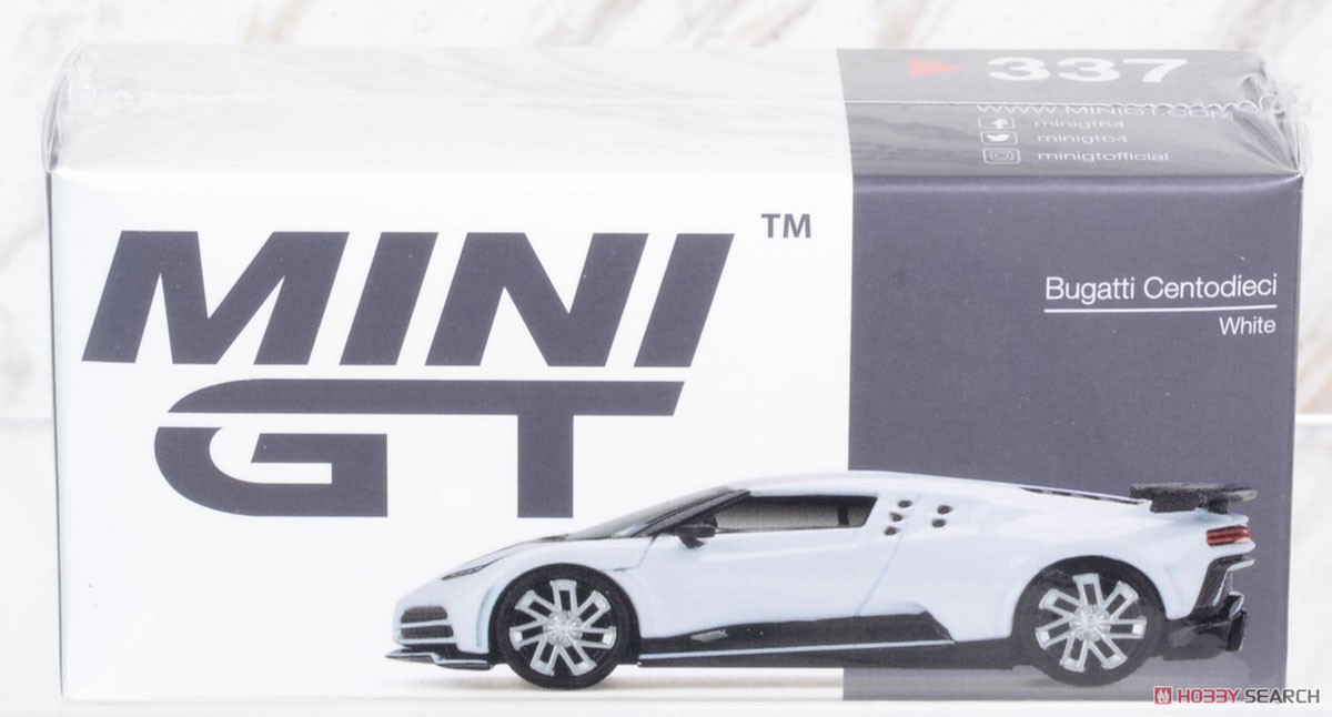Bugatti Centodieci White (LHD) (Diecast Car) Package1