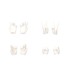 Picconeemo Hand Parts A (White Gloves) (Fashion Doll)