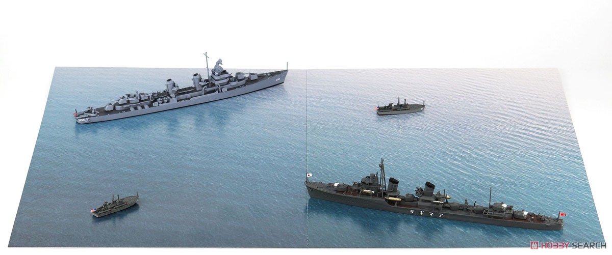南太平洋の戦い (日本海軍 駆逐艦 天霧 VS アメリカ海軍 PTボート) (プラモデル) 商品画像1