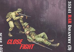 Vietnam War RAR Infantry (3) Close Fight (Plastic model)