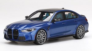 BMW M3 コンペティション (G80) ポルティマオブルーメタリック (ミニカー)