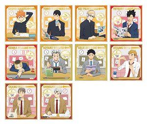 Haikyu!! Gilding Mini Colored Paper Collection (Set of 10) (Anime Toy)