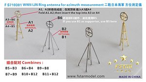 WWII IJN Ring Antenna for Azimuth Measurement (Plastic model)