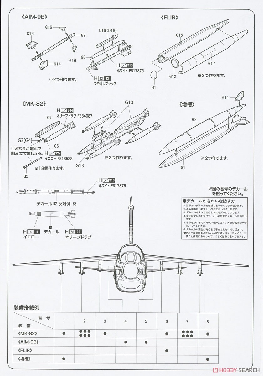 TA-7C コルセアII (複座型) (プラモデル) 設計図4