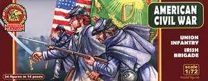 南北戦争・アメリカ合衆国軍 アイルランド人旅団 (34体・14ポーズ) (プラモデル)