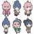 Laid-Back Camp Rubber Strap Collection (Set of 6) (Anime Toy) Item picture1