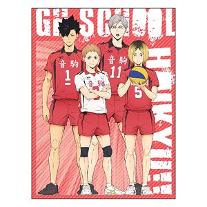 Haikyu!! To The Top 6 Pocket w/Zip Clear File Nekoma High School (Anime Toy)