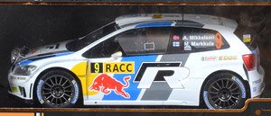 VW ポロ R WRC 2013年ラリー・カタルーニャ #9 A.Mikkelsen/M.Markkula ライトポッド付 (ミニカー)