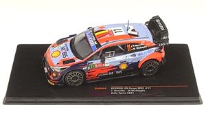 ヒュンダイ i20 クーペ WRC 2021年イープルラリー #11 T.Neuville/M.Wydaeghe (ミニカー)