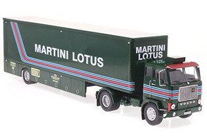 ボルボ F88 レーシングトランスポーター `Martini Lotus` (ミニカー)