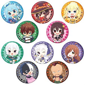 KonoSuba: God`s Blessing on this Wonderful World! Trading Big Can Badge (Set of 10) (Anime Toy)