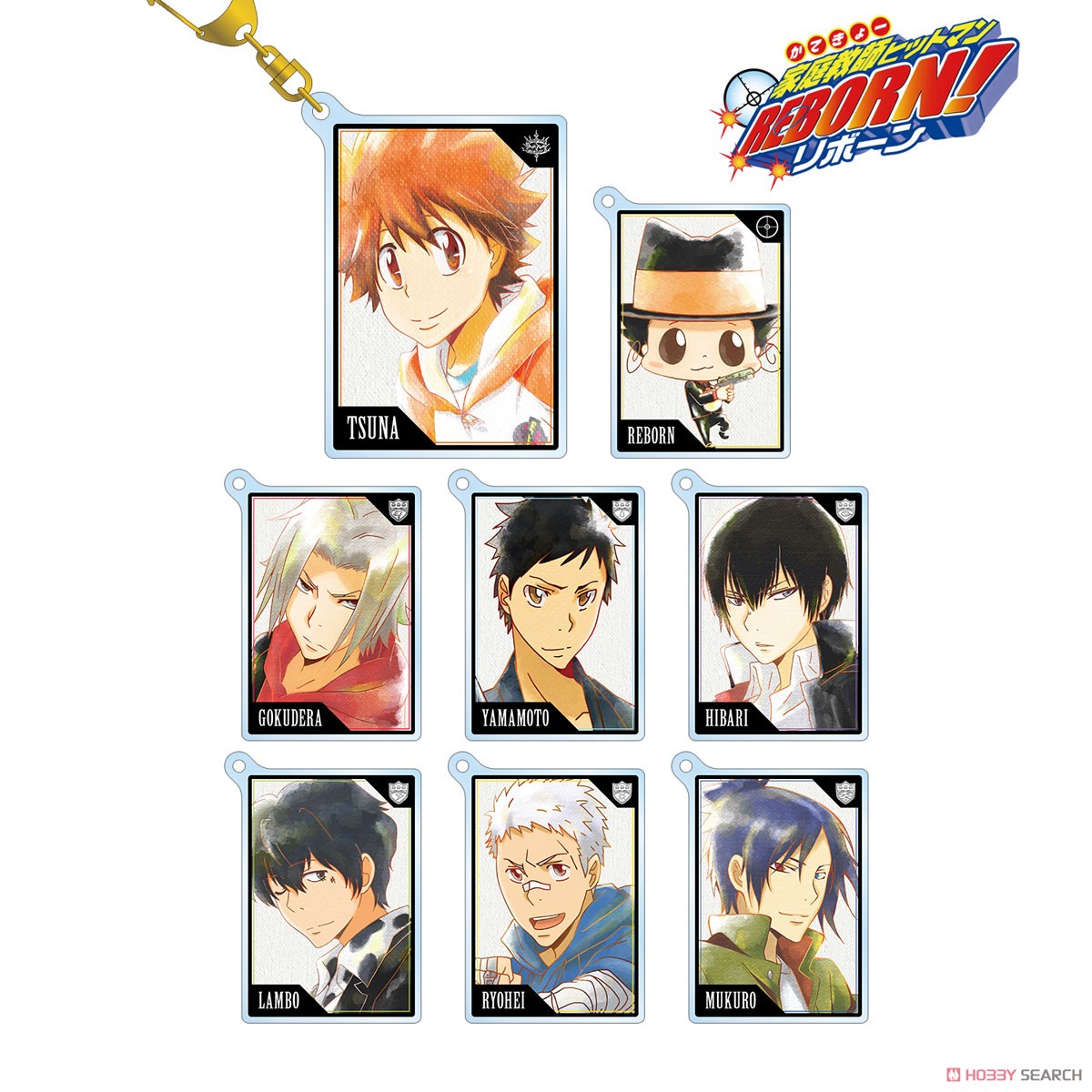 Katekyo Hitman Reborn! Trading Ani-Art Aqua Label Double Sided Acrylic Key Ring Ver.A (Set of 8) (Anime Toy) 商品画像9