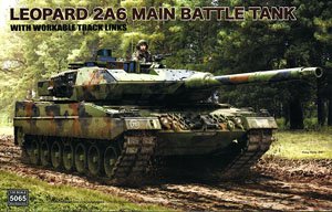 Leopard 2A6 Main Battle Tank w/Workable Track Links (Plastic model)