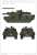 レオパルド2A6 主力戦車 w/可動式履帯 (プラモデル) 塗装2