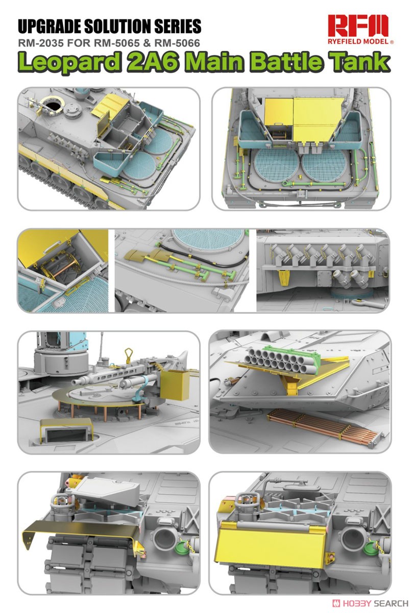 Upgrade Set for Leopard 2A6 Main Battle Tank (Plastic model) その他の画像3
