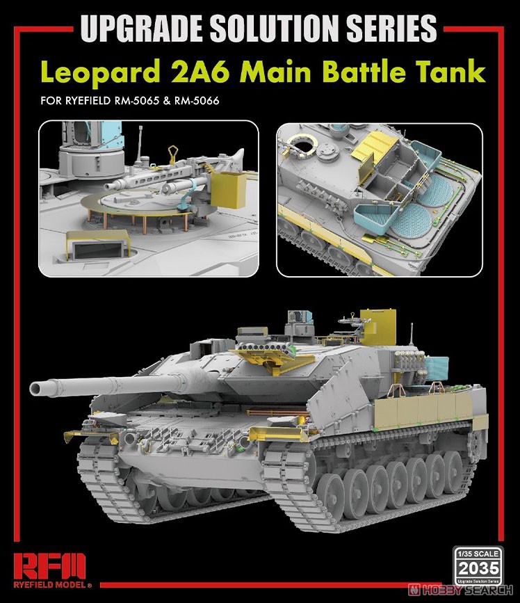 Upgrade Set for Leopard 2A6 Main Battle Tank (Plastic model) パッケージ1