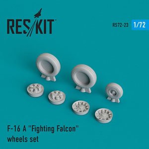 F-16 (A) `Fighting Falcon` Wheels Set (Plastic model)