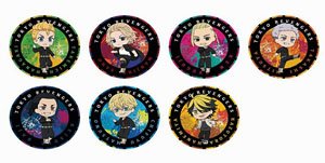 Tokyo Revengers Big Kirakira Random Can Badge (Set of 7) (Anime Toy)