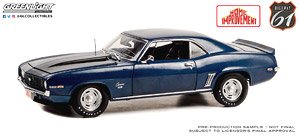 Highway 61 Home Improvement - 1969 Chevrolet Camaro SS Blue - with Black Stripes (ミニカー)