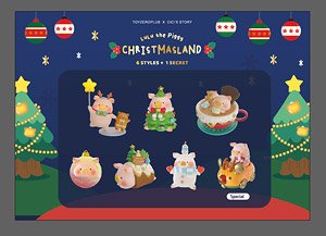 Toyzeroplus x Cici`s Story Piglet Lulu in Christmas Land Series (Set of 6) (Completed)