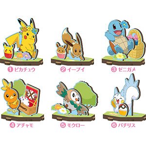 Pokemon MDF Toy Kit (Set of 6) (Anime Toy)