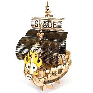 Wooden Art ki-gu-mi スペード海賊団の海賊船 (木製キット)