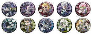Demon Slayer: Kimetsu no Yaiba Pita! Deformed Night Patrol Can Badge (Set of 10) (Anime Toy)