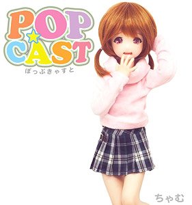 Popcast Awate (Panic) Chamu (Body Color / Skin Light Pink) w/Full Option Set (Fashion Doll)