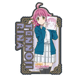 Love Live! Nijigasaki High School School Idol Club Travel Sticker (Winter Uniform) 10. Rina Tennoji (Anime Toy)