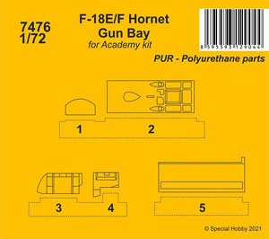 F-18E/F Hornet Gun Bay (for Academy) (Plastic model)