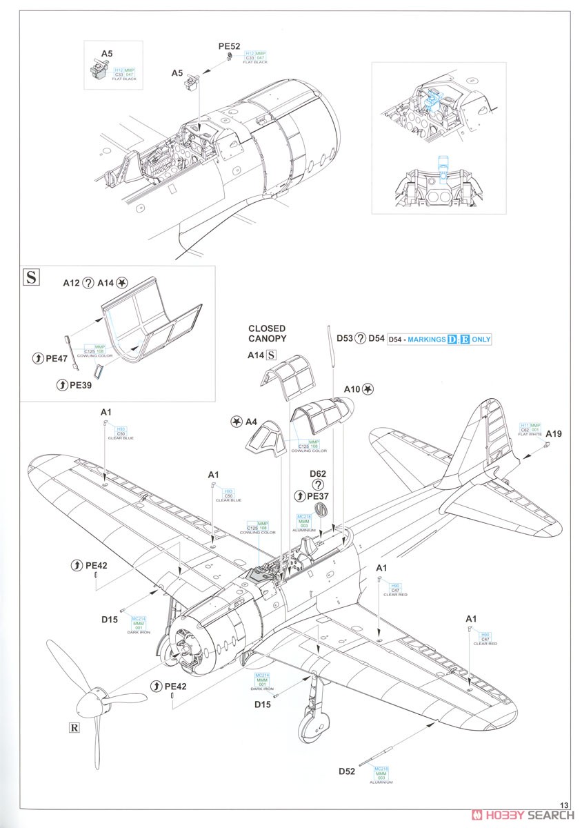 A6M2 零戦21型 プロフィパック (プラモデル) 設計図11