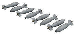 British 1000lb Retarded Bombs (8 Pieces) (Plastic model)