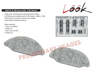ズリン Z-126`トレネール`「ルック」計器板 (エデュアルド用) (プラモデル)