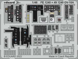 Photo-Etched Parts for OV-10A (for ICM) (Plastic model)
