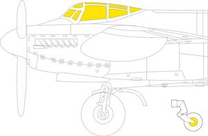 Masking Sheet for D.H.Mosquito B Mk.XVI (for Airfix) (Plastic model)