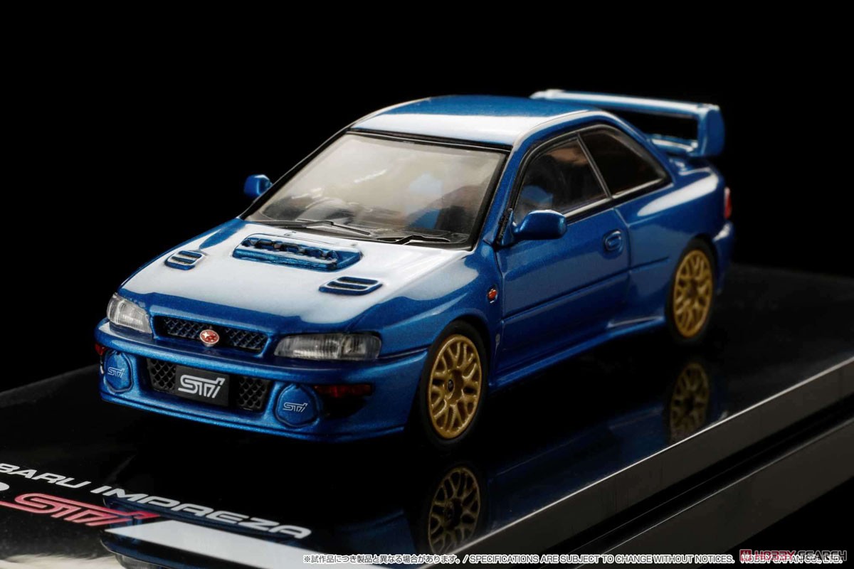 スバル インプレッサ 22B STi Version (GC8改) / エンジンディスプレイモデル付 ソニックブルーマイカ (ミニカー) 商品画像15