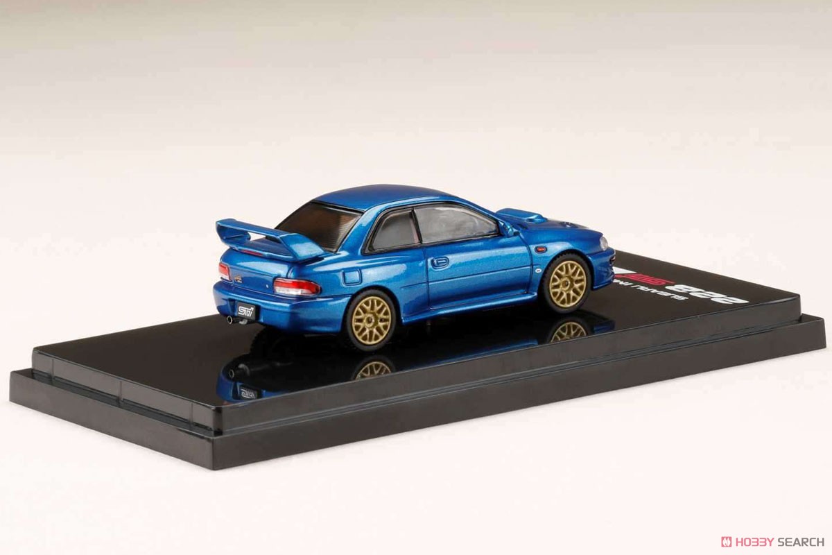 スバル インプレッサ 22B STi Version (GC8改) / エンジンディスプレイモデル付 ソニックブルーマイカ (ミニカー) 商品画像3