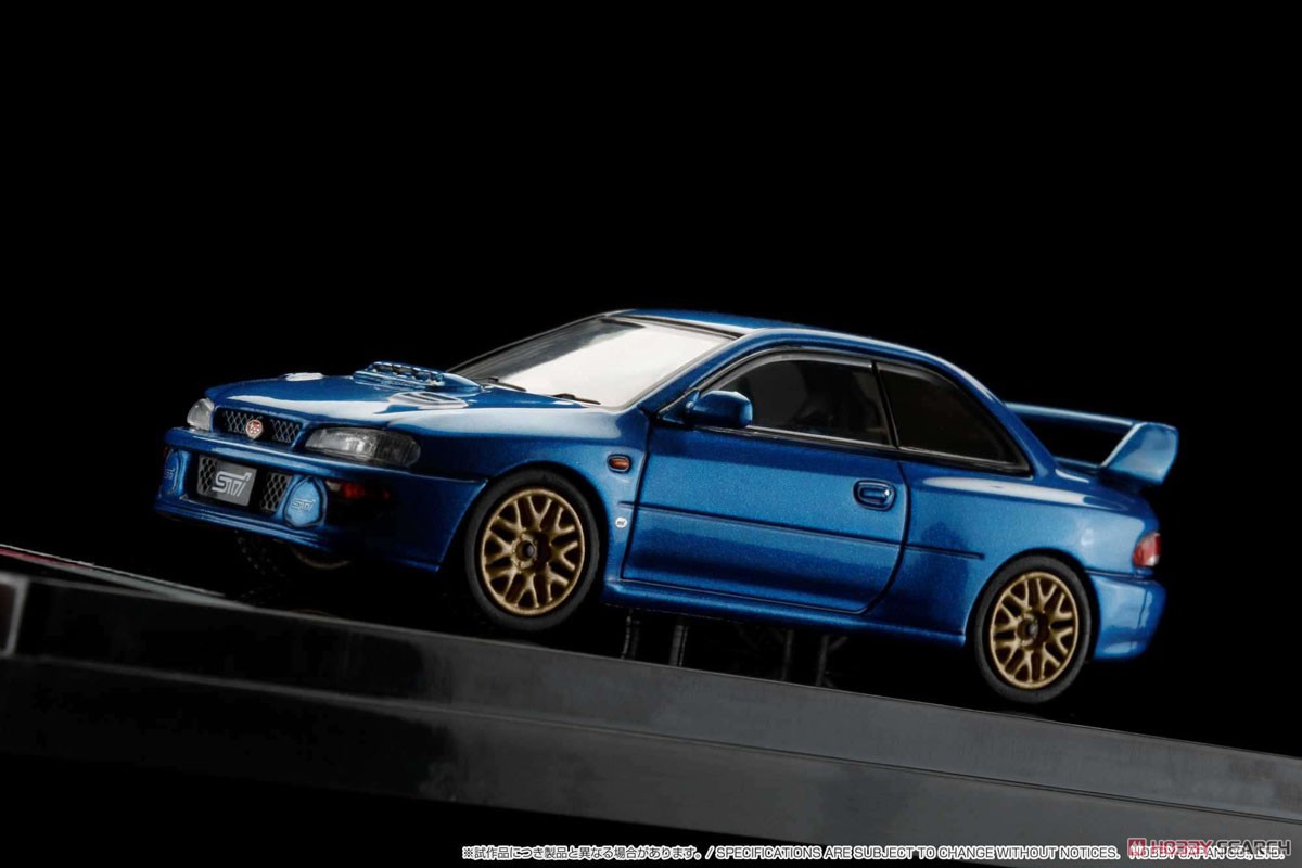 スバル インプレッサ 22B STi Version (GC8改) / エンジンディスプレイモデル付 ソニックブルーマイカ (ミニカー) 商品画像8