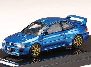 スバル インプレッサ 22B STi Version (GC8改) ラリーベースカー / 左ハンドル ソニックブルーマイカ (ミニカー)