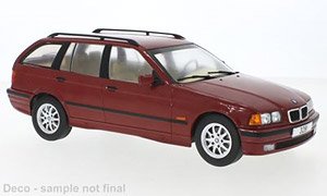 BMW 3シリーズ (E36) ツーリング 1995 メタリックダークレッド (ミニカー)