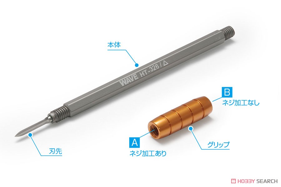 HGキサゲナイフ【三角刃】 (工具) 商品画像2