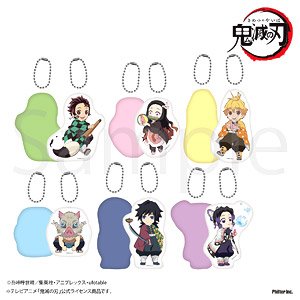 [Demon Slayer: Kimetsu no Yaiba] Trading Fuwafuwa Mascot (Set of 6) (Anime Toy)